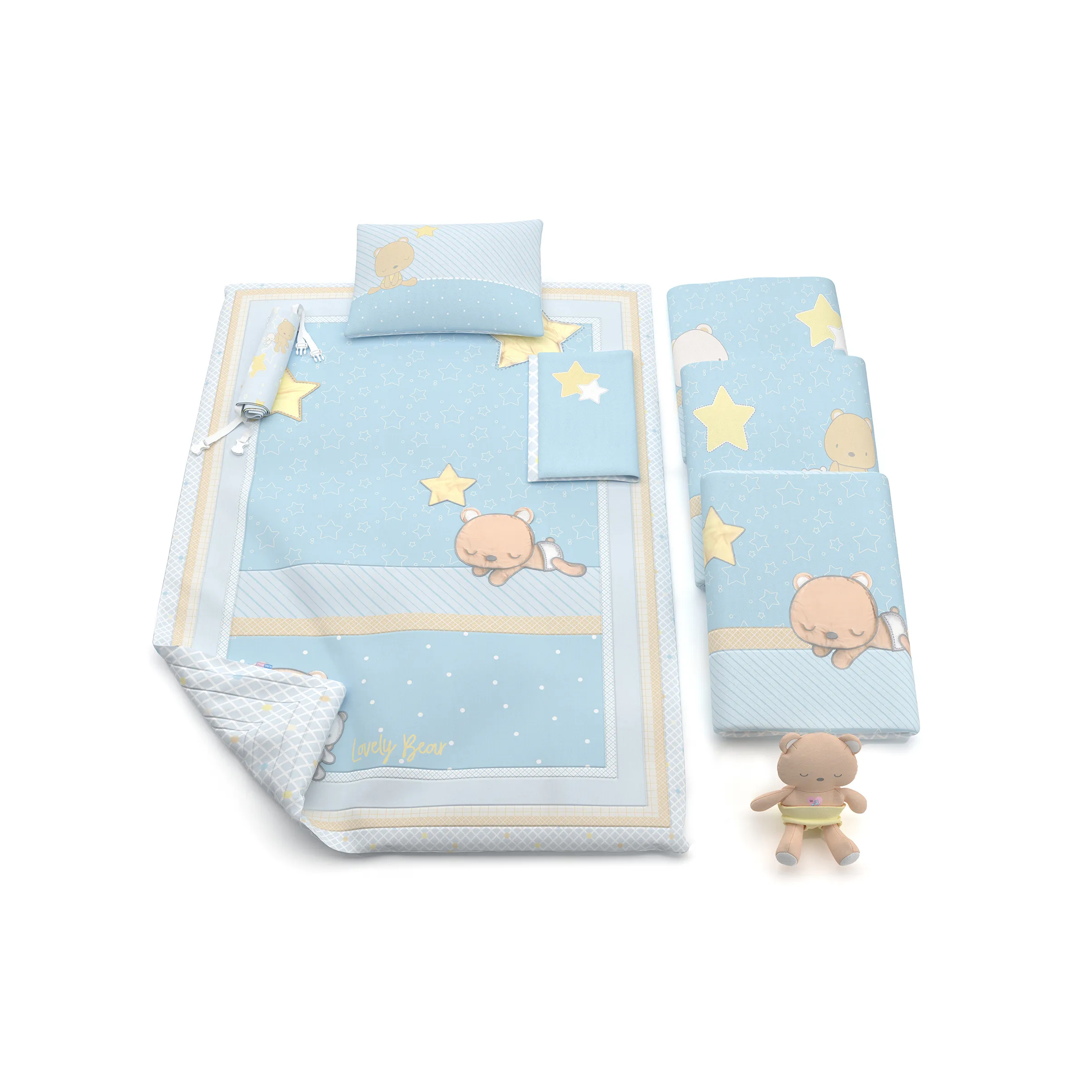 سرویس روتختی هفت تکه Lovely Bear